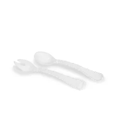 Clearance VIDA Alegria Large Salad Servers (White) View All Vida|VIDA Alegria