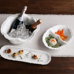 Clearance VIDA Alegria Medium Baguette Platter White View All Vida|VIDA Alegria