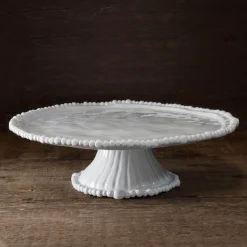 Hot VIDA Alegria Pedestal Cake Plate White View All Vida|VIDA Alegria