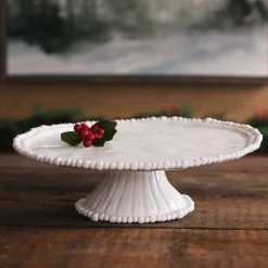 Hot VIDA Alegria Pedestal Cake Plate White View All Vida|VIDA Alegria