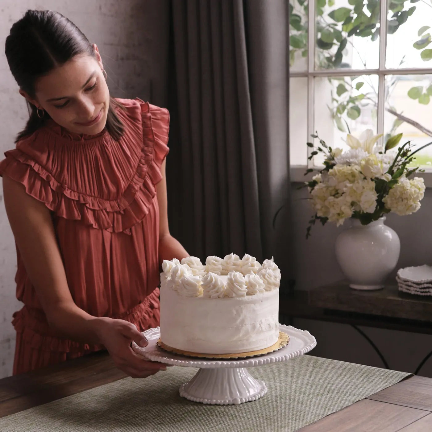 Hot VIDA Alegria Pedestal Cake Plate White View All Vida|VIDA Alegria