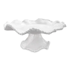 New VIDA Alegria Small Pedestal Cake Plate (White) View All Vida|Gifts Under $99