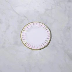 Discount VIDA Athena Salad Plate 9.25" Set of 4 (Pink and Green dots) View All Vida|Dinnerware
