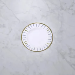 Hot VIDA Athena Salad Plate 9.25" Set of 4 (Blue and Green dots) View All Vida|Dinnerware