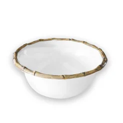Sale VIDA Bamboo 7.5" Cereal Bowl Set of 4 (White and Natural) GARDEN Bamboo|View All Vida