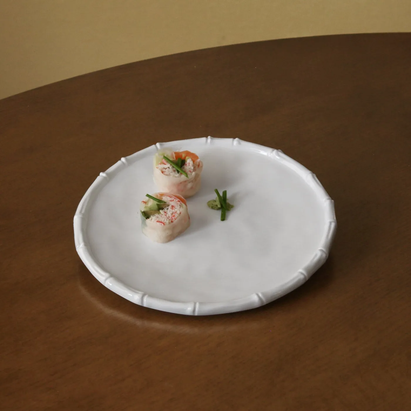 Sale VIDA Bamboo 9" Salad Plate Set of 4 (White) View All Vida|VIDA Bamboo