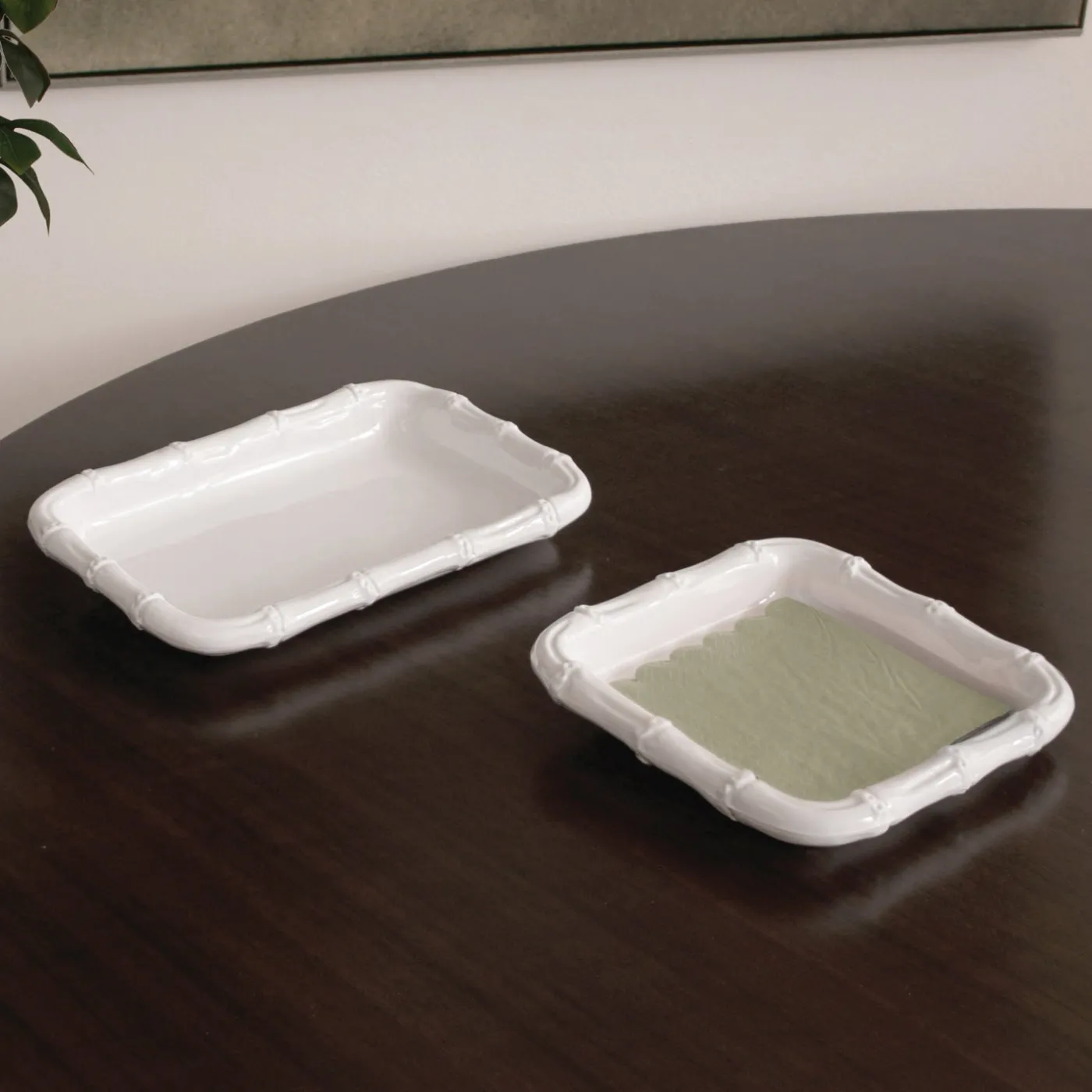 Sale VIDA Bamboo Beverage Napkin Holder (White) GARDEN Bamboo|View All Vida