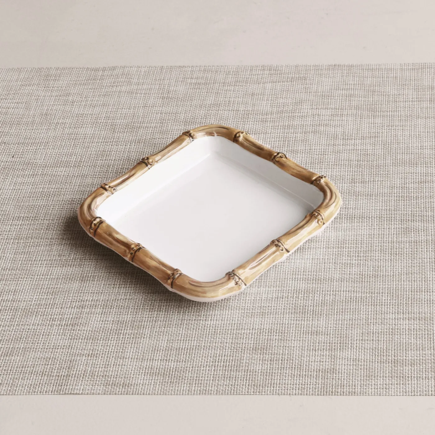 Online VIDA Bamboo Beverage Napkin Holder (White and Natural) GARDEN Bamboo|View All Vida