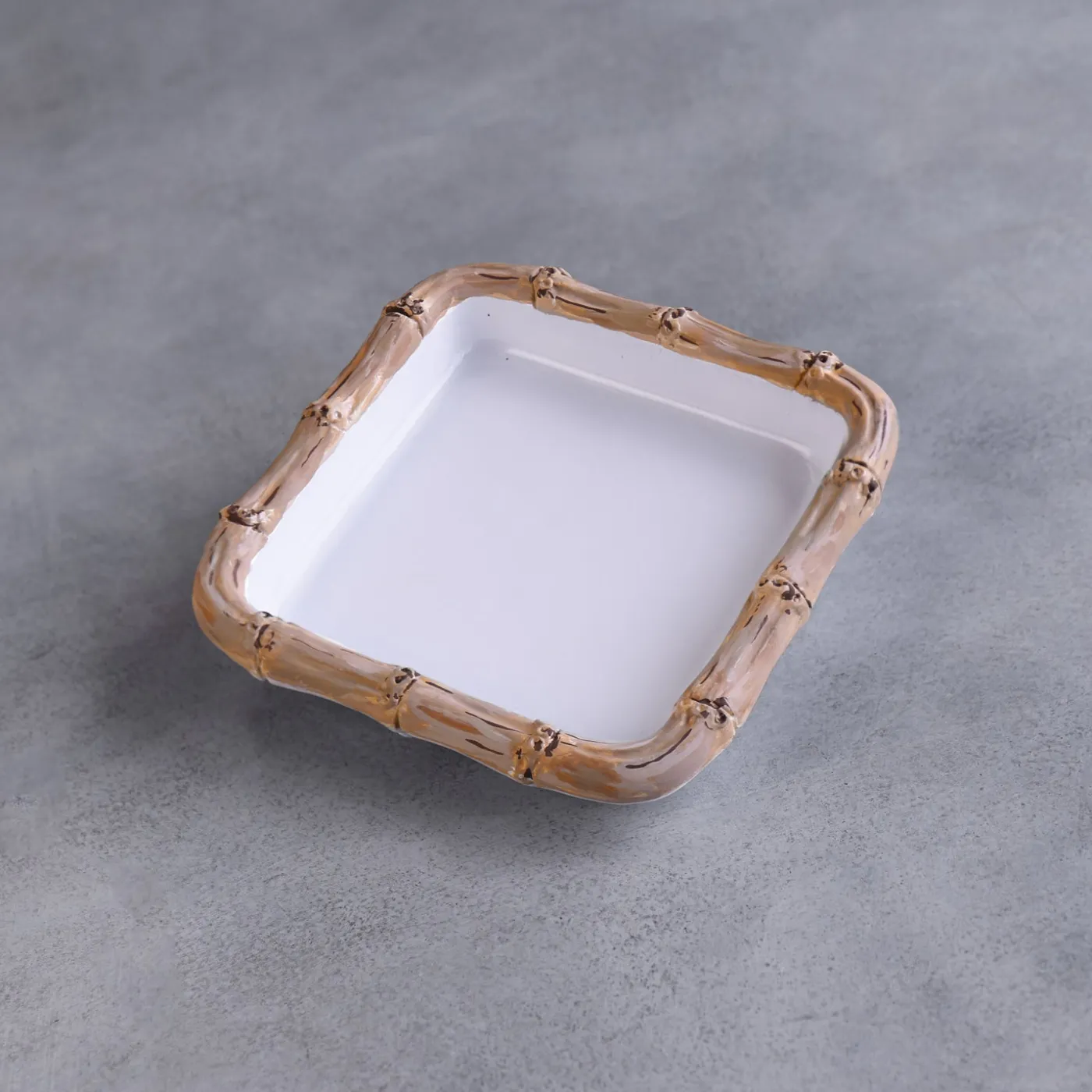 Online VIDA Bamboo Beverage Napkin Holder (White and Natural) GARDEN Bamboo|View All Vida