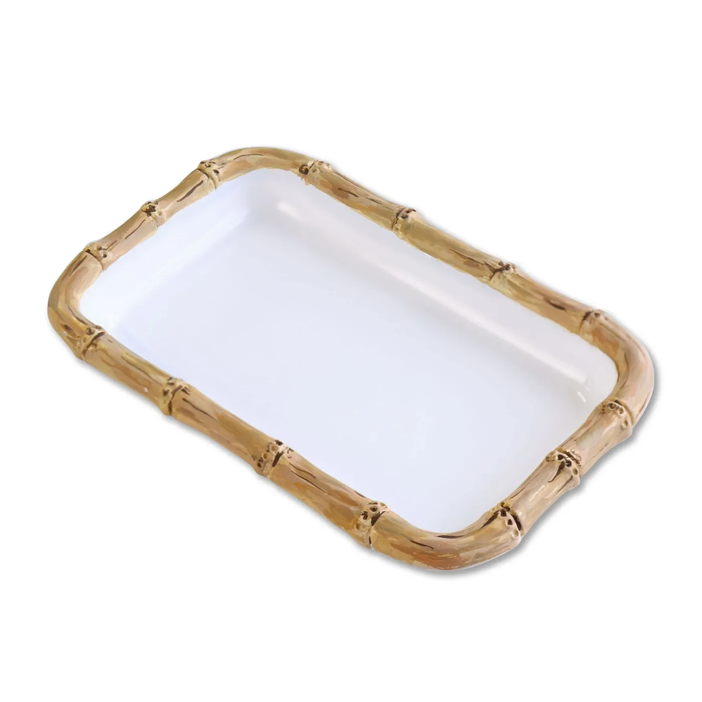 Sale VIDA Bamboo Guest Towel Holder (White and Natural) GARDEN Bamboo|View All Vida