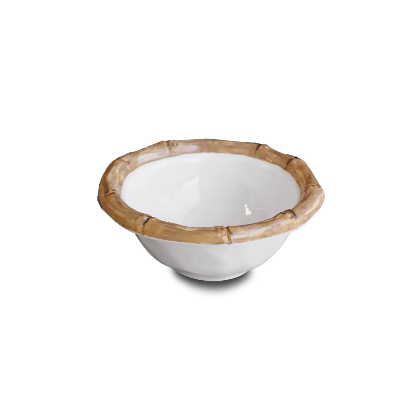VIDA Bamboo Mini Dip Bowl (White and Natural) View All Vida|VIDA Bamboo