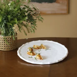 Online VIDA Bamboo Round Platter (White) View All Vida|VIDA Bamboo