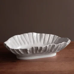 Outlet VIDA Bloom Large Oval Bowl (White) View All Vida|VIDA Bloom