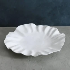 Hot VIDA Bloom Large Round Platter (White) View All Vida|VIDA Bloom