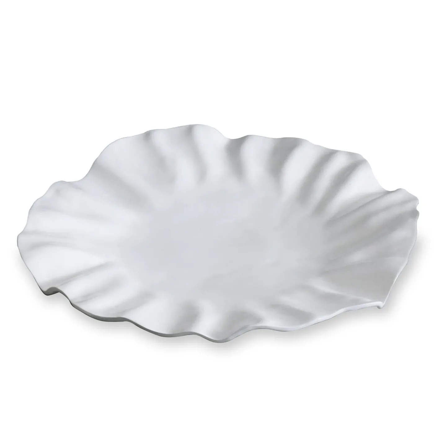 Hot VIDA Bloom Large Round Platter (White) View All Vida|VIDA Bloom