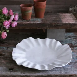 Hot VIDA Bloom Large Round Platter (White) View All Vida|VIDA Bloom