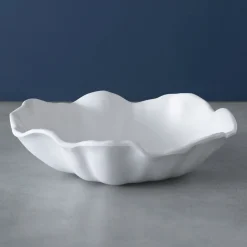 Discount VIDA Bloom Medium Wavy Bowl (White) View All Vida|VIDA Bloom