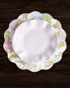 Best VIDA Blooms & Branches Reversible Round Placemats Set of 4 Pastel Pink View All Vida|VIDA Bloom