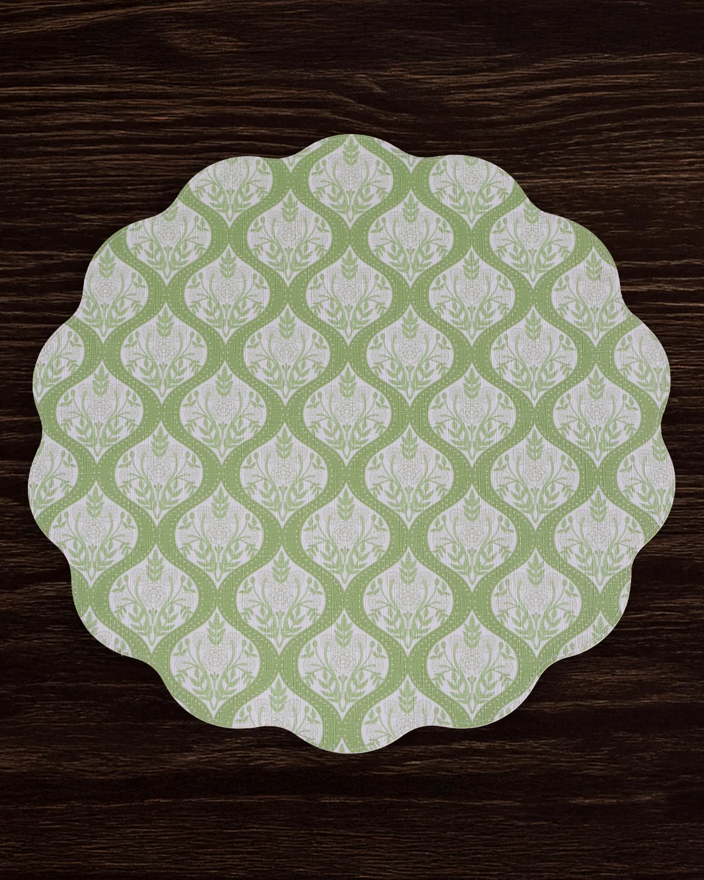 Discount VIDA Blooms & Branches Reversible Round Placemats Set of 4 Periwinkle View All Vida|VIDA Bloom