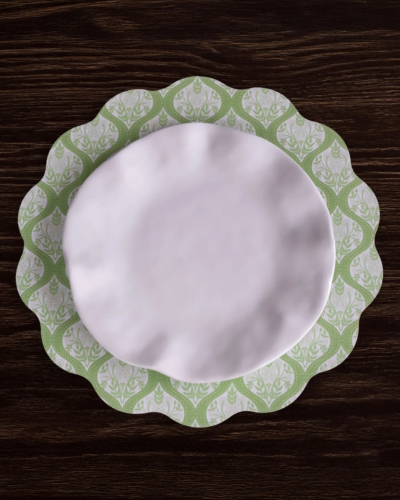 Discount VIDA Blooms & Branches Reversible Round Placemats Set of 4 Periwinkle View All Vida|VIDA Bloom