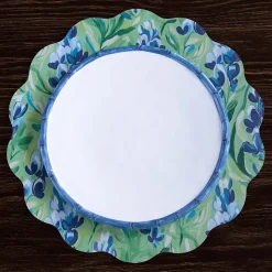 Best VIDA Bluebells & Flowers Reversible Round Placemats Set of 4 (Pink & G View All Vida|Placemats