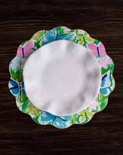 Clearance VIDA Butterfly Garden & Flowers Reversible Round Placemats Set of 4 Pa View All Vida|Placemats