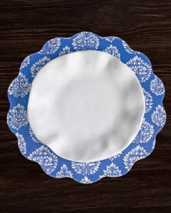 New VIDA Chinoiserie Reversible Round Placemats Set of 4 Blue & White View All Vida|Placemats