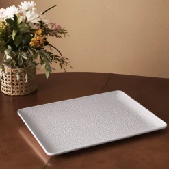 Hot VIDA Croc Extra Large Rectangular Tray (White) PIELES Croc|View All Vida