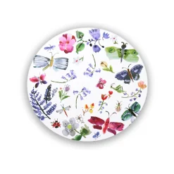 Online VIDA Croc Reversible 15.5" Round Placemats Set of 4 (Butterfly) Placemats|Gifts For Her
