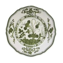 Outlet VIDA Faenza 11" Dinner Plate Set of 4 White and Green View All Vida|Gifts Under $99
