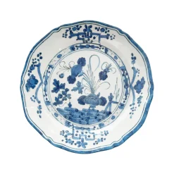 Outlet VIDA Faenza 9" Salad Plate Set of 4 White and Blue View All Vida|Dinnerware