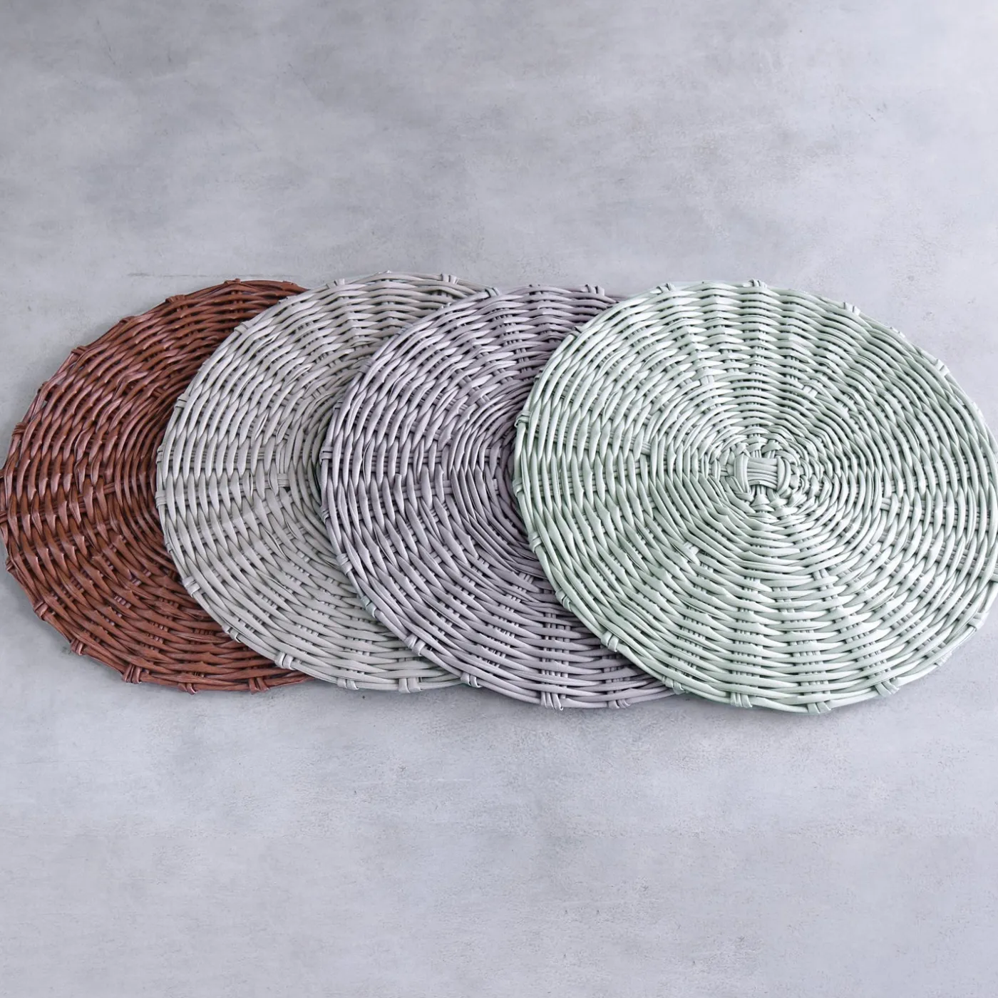 New VIDA Faux Wicker Placemats Set of 4 (Seagrass) View All Vida|Placemats