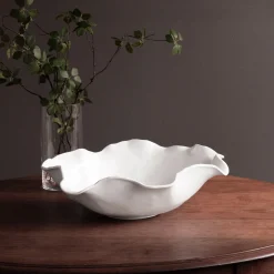 Sale VIDA Havana Extra Large Round Centerpiece (White) View All Vida|Centerpiece