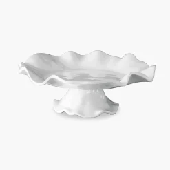 New VIDA Havana Pedestal Cake Plate White View All Vida|VIDA Havana