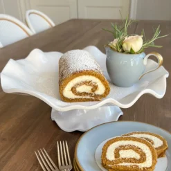 New VIDA Havana Pedestal Cake Plate White View All Vida|VIDA Havana