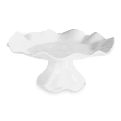 Online VIDA Havana Small Pedestal Cake Plate (White) View All Vida|Gifts Under $99