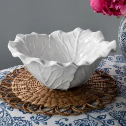 New VIDA Lettuce Large Bowl (White) View All Vida|VIDA Lettuce