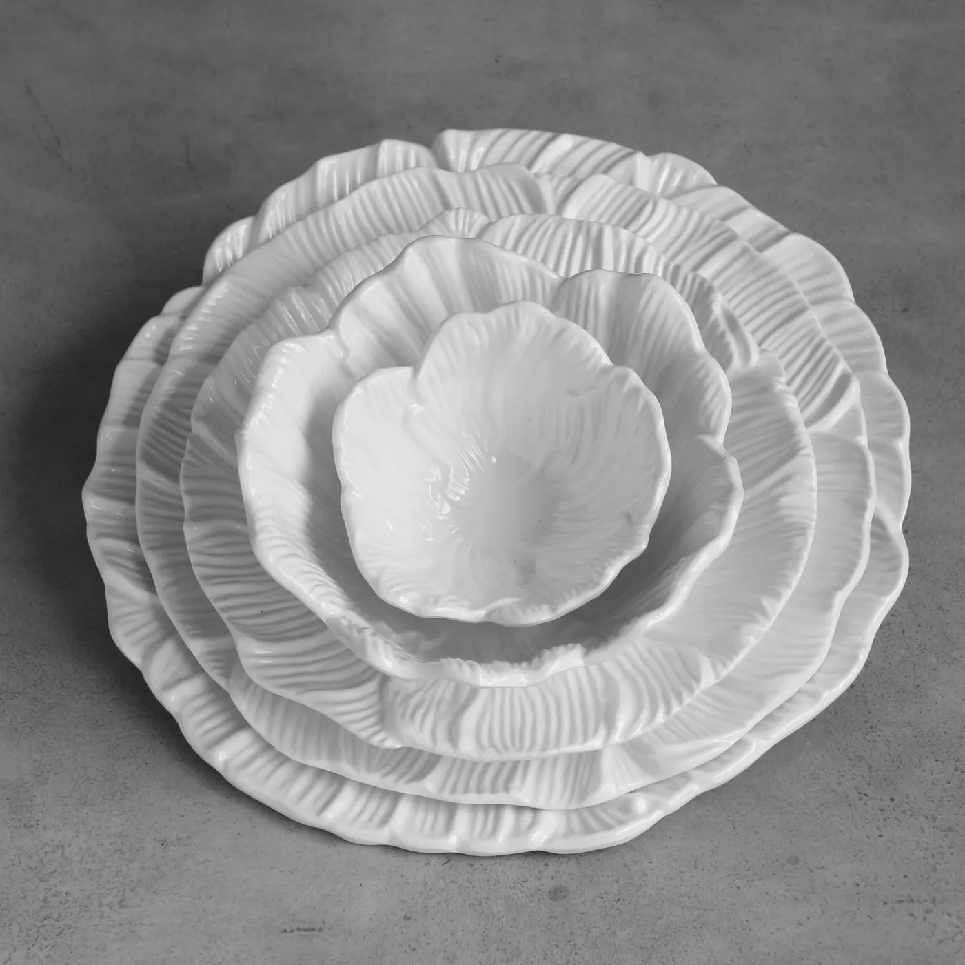 Discount VIDA Lettuce Mini Dip Bowl Set of 4 (White) View All Vida|VIDA Lettuce