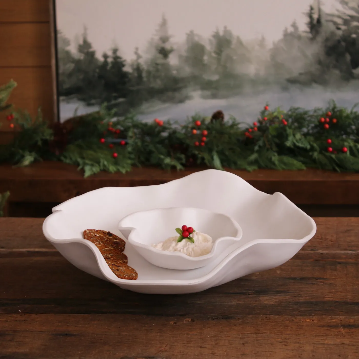 Online VIDA Nube Bowl with Dip (White) View All Vida|VIDA Nube