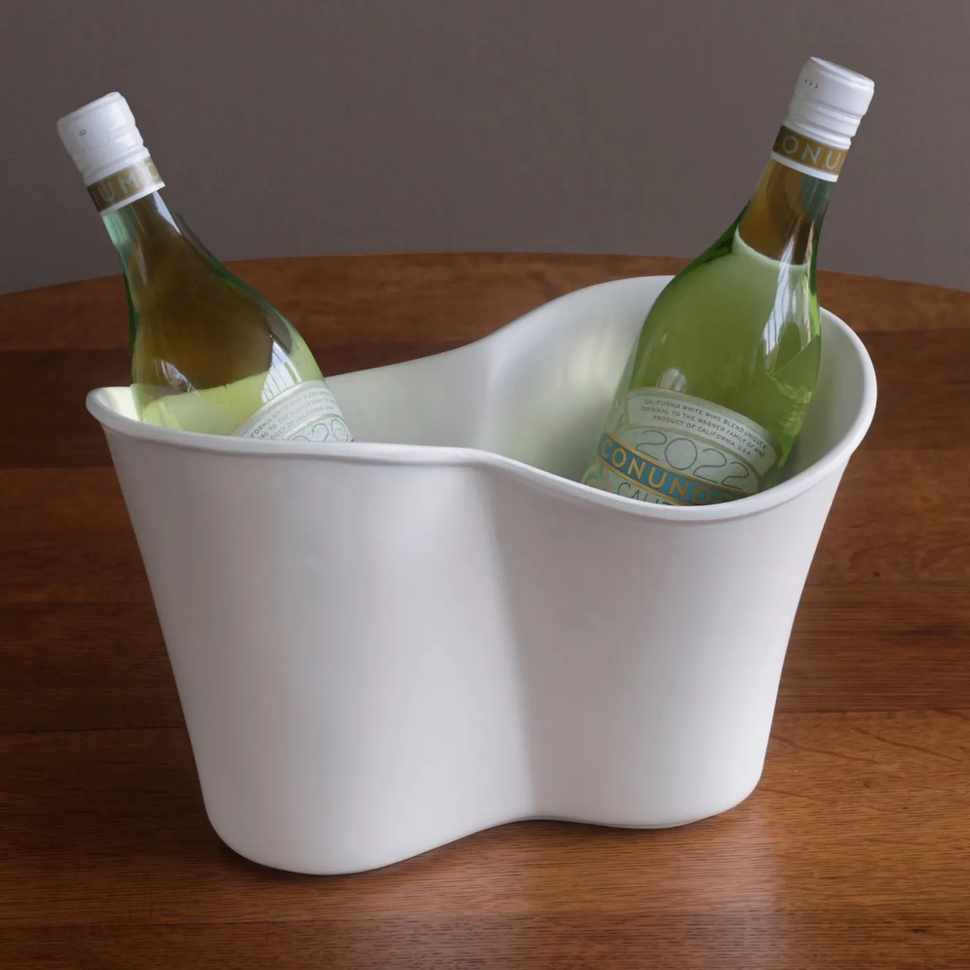 Online VIDA Nube Double Ice Bucket (White) View All Vida|Ice Buckets + Scoops