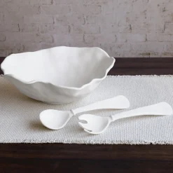 New VIDA Nube Large Salad Servers (White) View All Vida|VIDA Nube