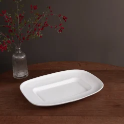 Hot VIDA Nube Medium Rectangle Platter (White) View All Vida|Platters