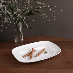 Hot VIDA Nube Medium Rectangle Platter (White) View All Vida|Platters