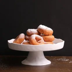 New VIDA Nube Round Pedestal Cake Plate (White) View All Vida|VIDA Nube