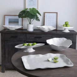 New VIDA Nube Round Pedestal Cake Plate (White) View All Vida|VIDA Nube