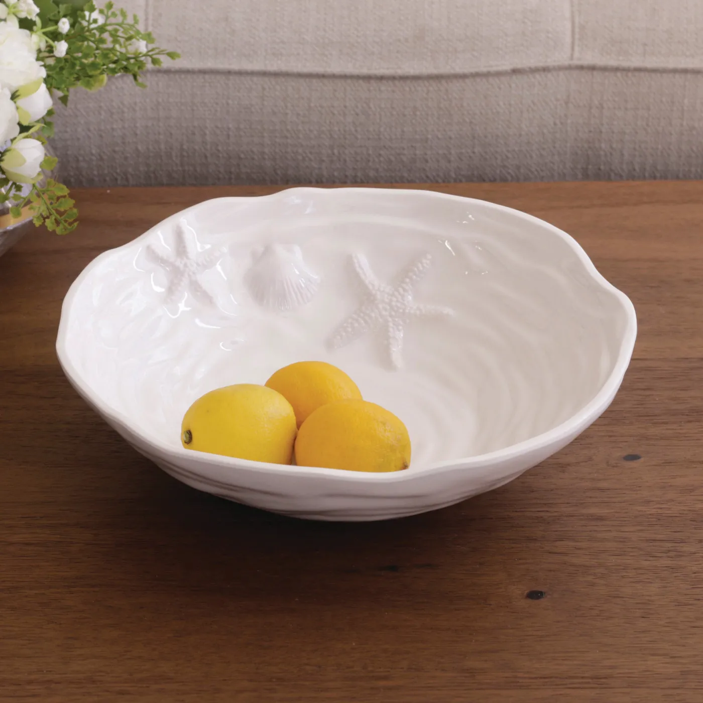 Sale VIDA Ocean Aruba Large Bowl (White) View All Ocean|View All Vida