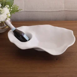 Sale VIDA Ocean Oyster Champagne Bucket (White) View All Ocean|View All Vida