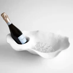 Sale VIDA Ocean Oyster Champagne Bucket (White) View All Ocean|View All Vida