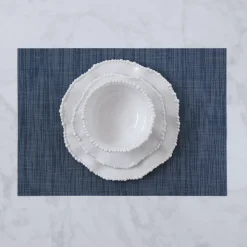 New VIDA Rectangular Woven Placemats Set of 4 (Navy) View All Vida|Placemats