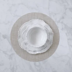 Hot VIDA Round Woven Placemat Set of 4 (Natural) View All Vida|Placemats